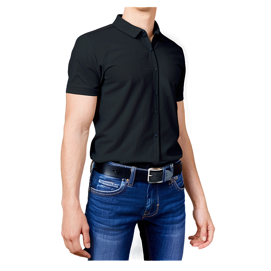 Black Shirt Transparent Png Grd16