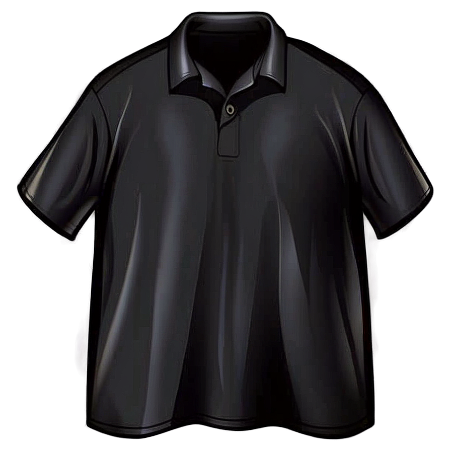 Black Shirt Vector Png 05252024