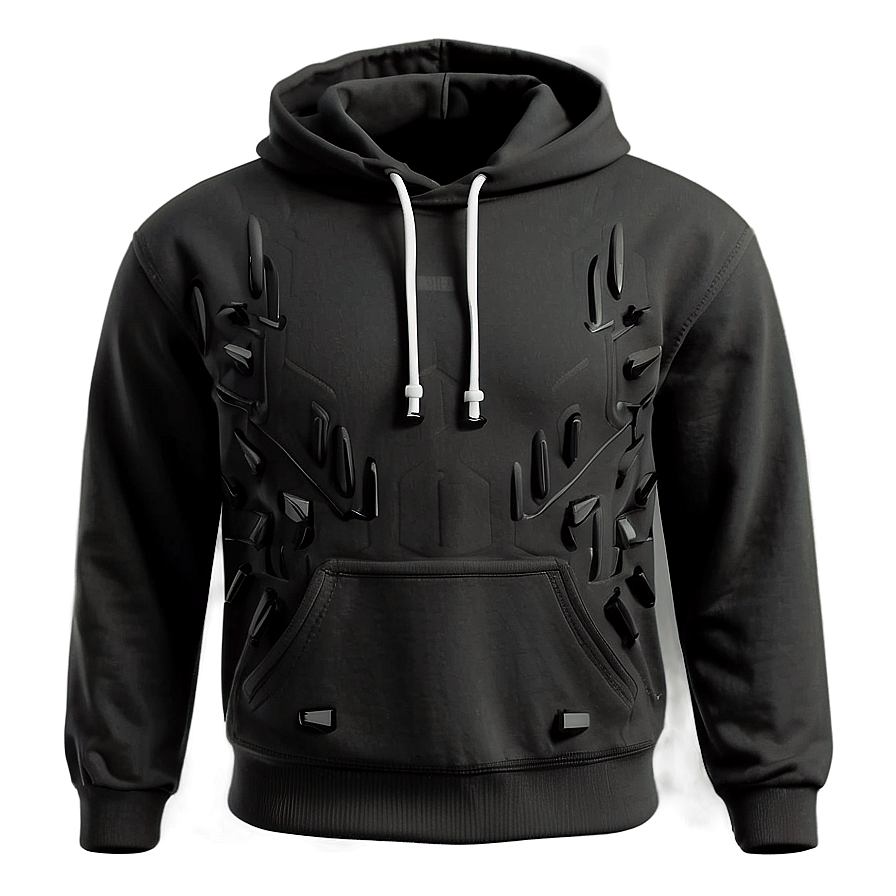 Black Shirt With Hood Png Txv