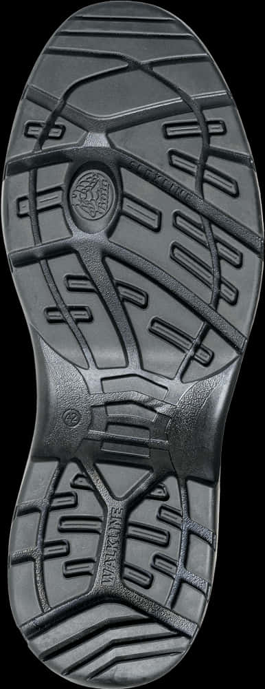 Black Shoe Sole Tread Pattern