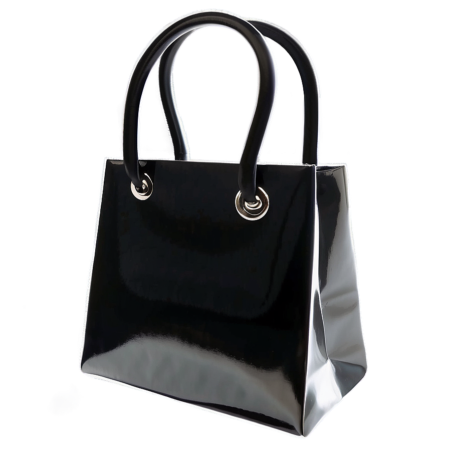 Black Shopping Bag Png Oee23