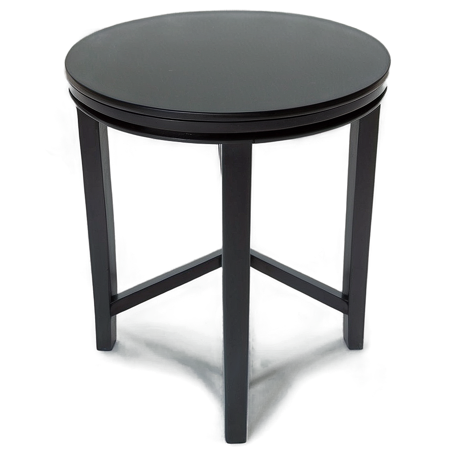 Black Side Table Png 20