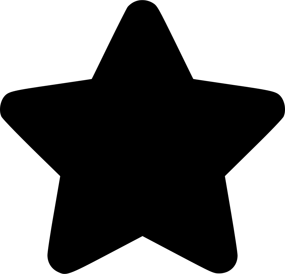 Black Silhouette Star Vector