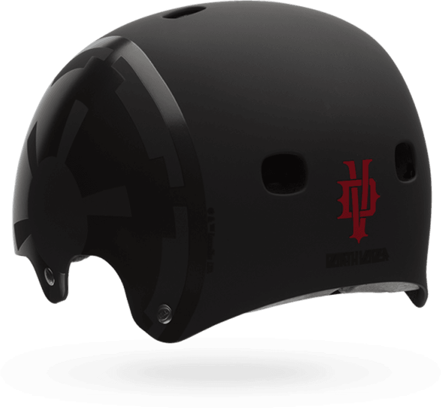 Black Skate Style Bicycle Helmet