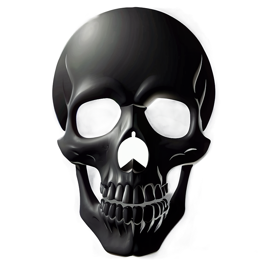 Black Skull Icon Png 06202024