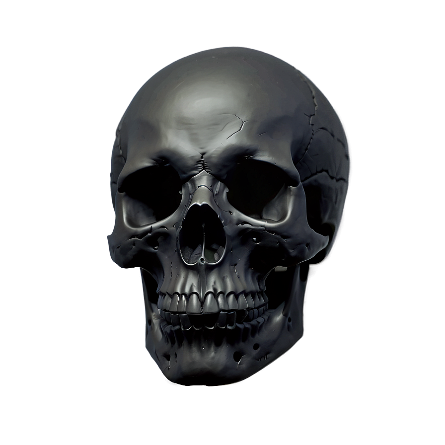 Black Skull Silhouette Png Uyi