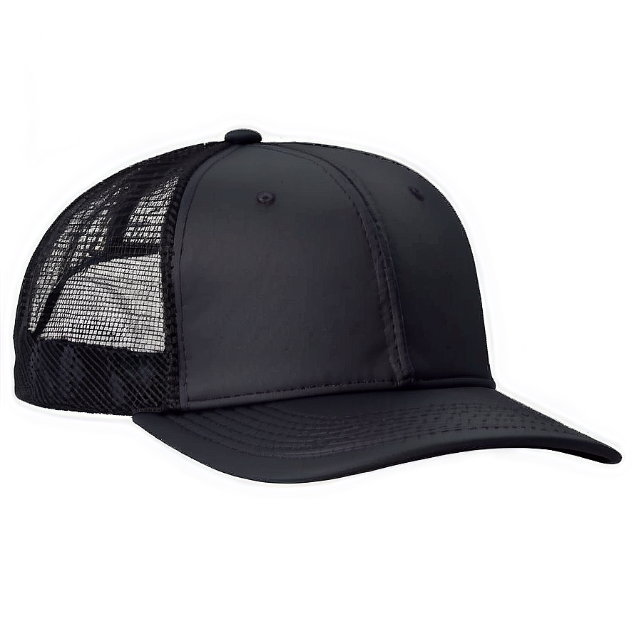 Black Skull Trucker Hat Png 21