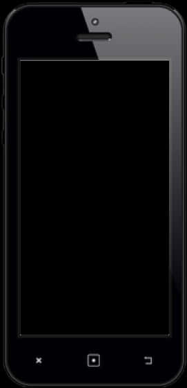 Black Smartphone Frame