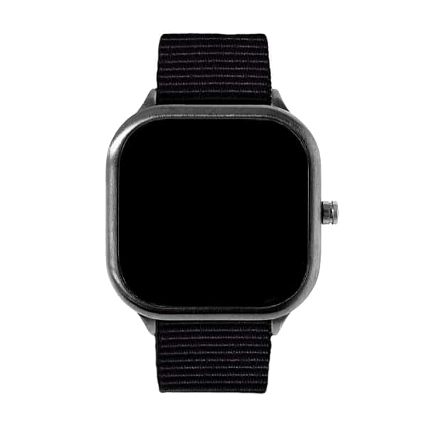 Black Smartwatch Blank Screen PNG with transparent background
