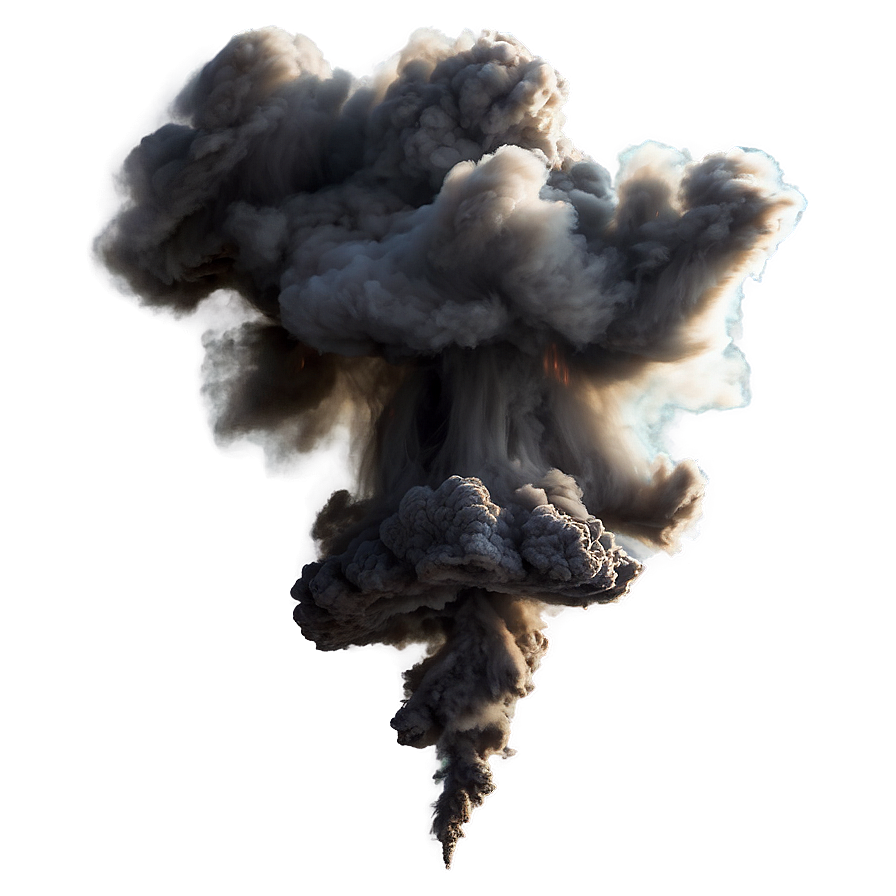 Black Smoke Burst Png 35