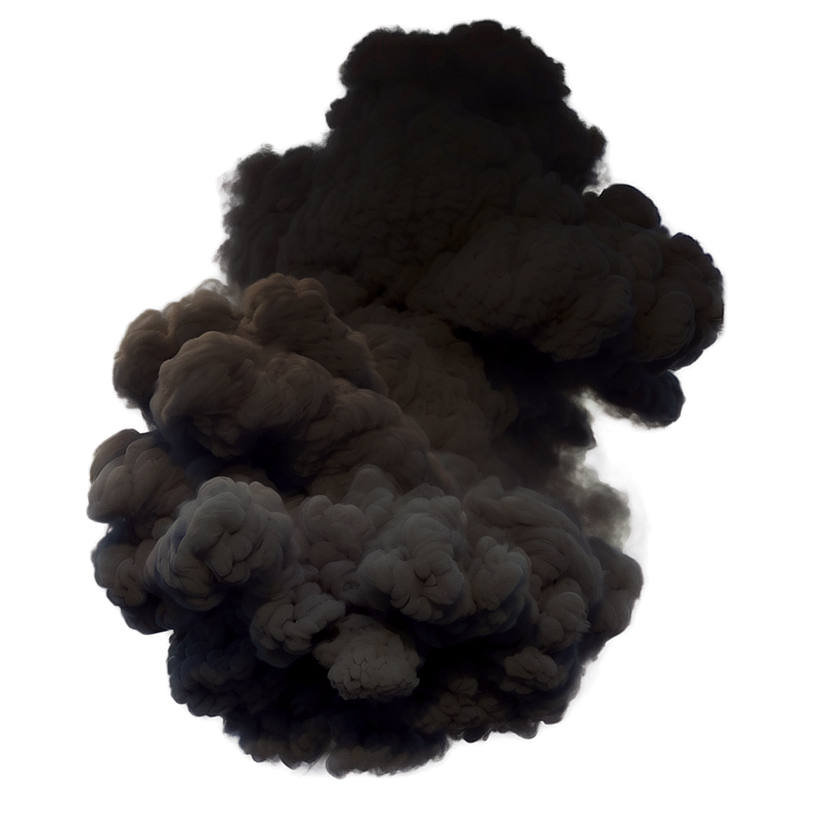 Black Smoke Cloud PNG 11 PNG image with a transparent background, free high-resolution download
