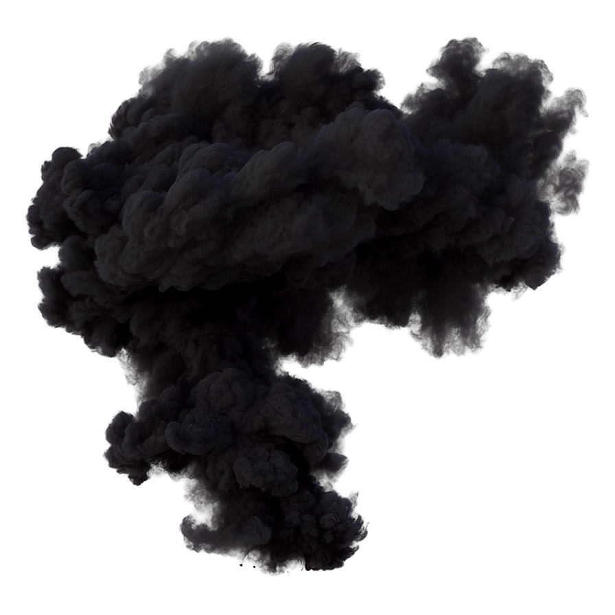 Black Smoke Effect PNG 16 PNG with transparent background