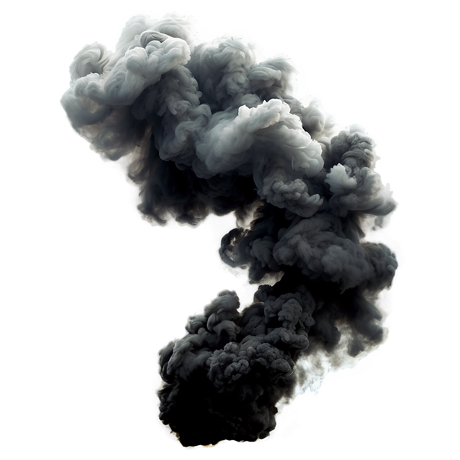 Black Smoke Flow Png 19