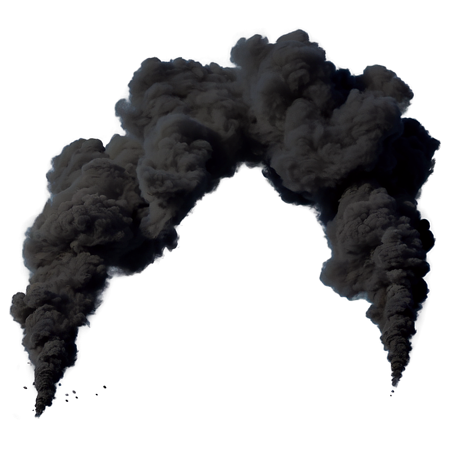 Black Smoke Haze Png 05252024