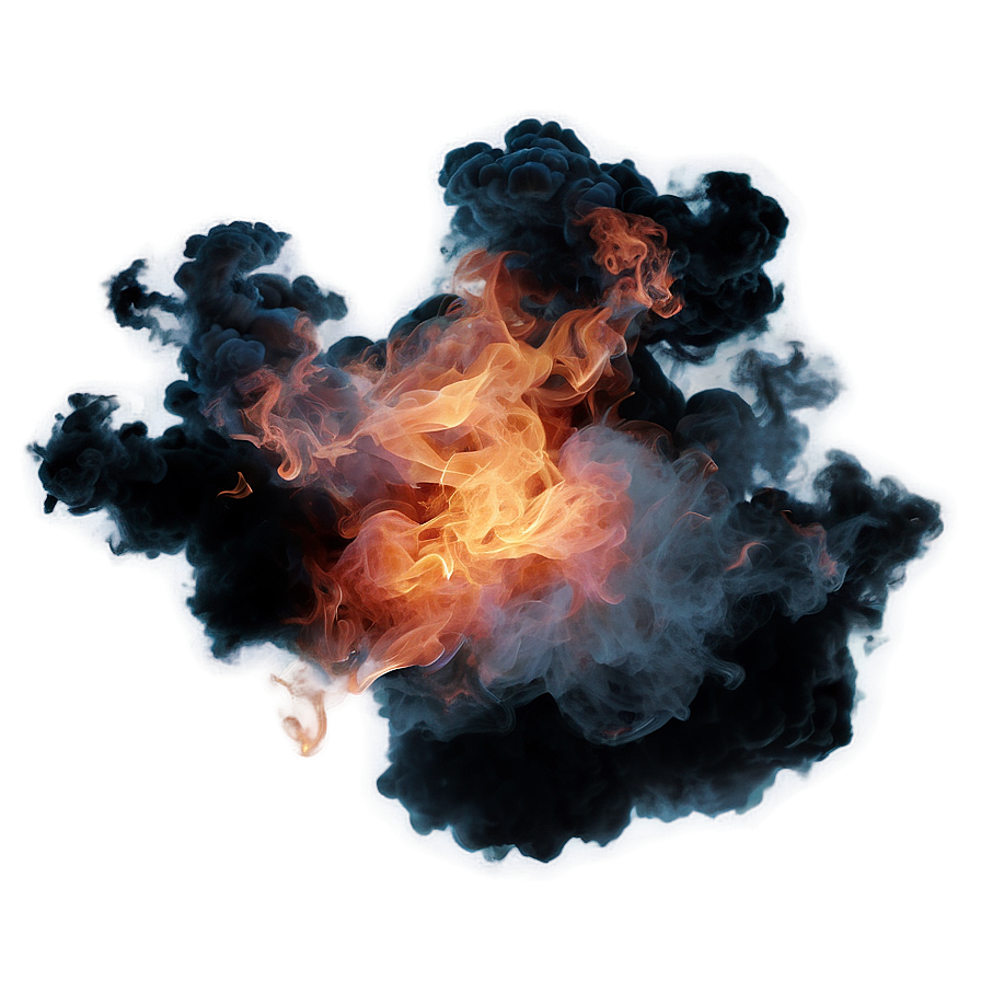 Black Smoke Mist Png 38