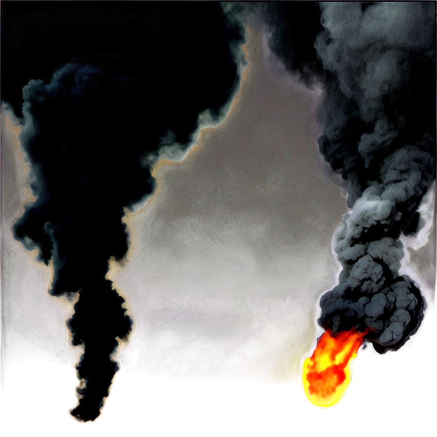 Black Smoke Overlay Png 05252024