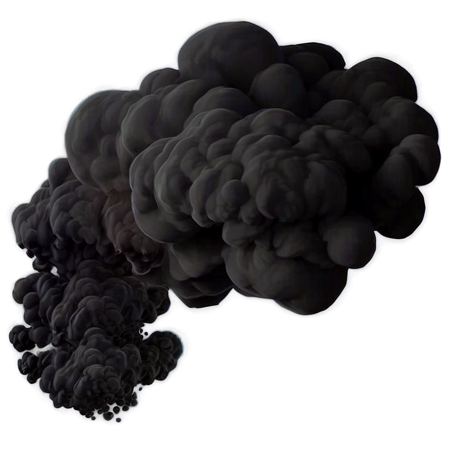 Black Smoke Swirls PNG 05252024 PNG with transparent background