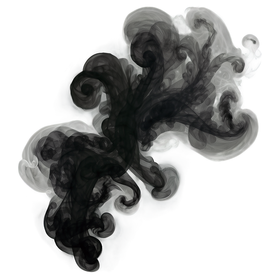 Black Smoke Swirls Texture Png Blx8