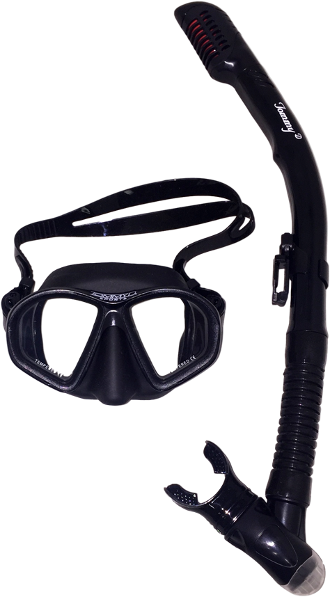 Black Snorkeling Maskand Snorkel