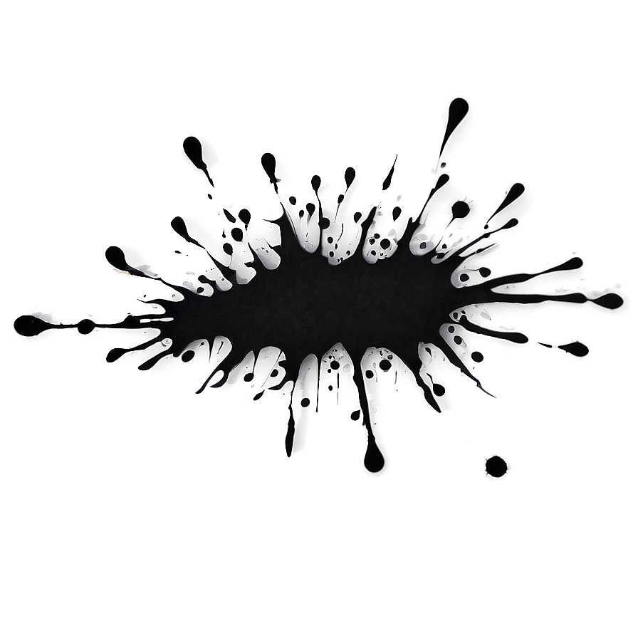 Black Splat Png 55