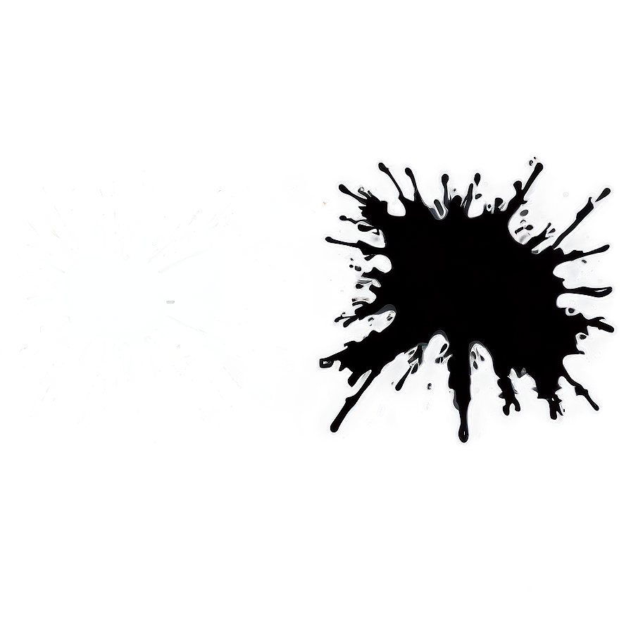 Black Splatter Graffiti Element Png Rex