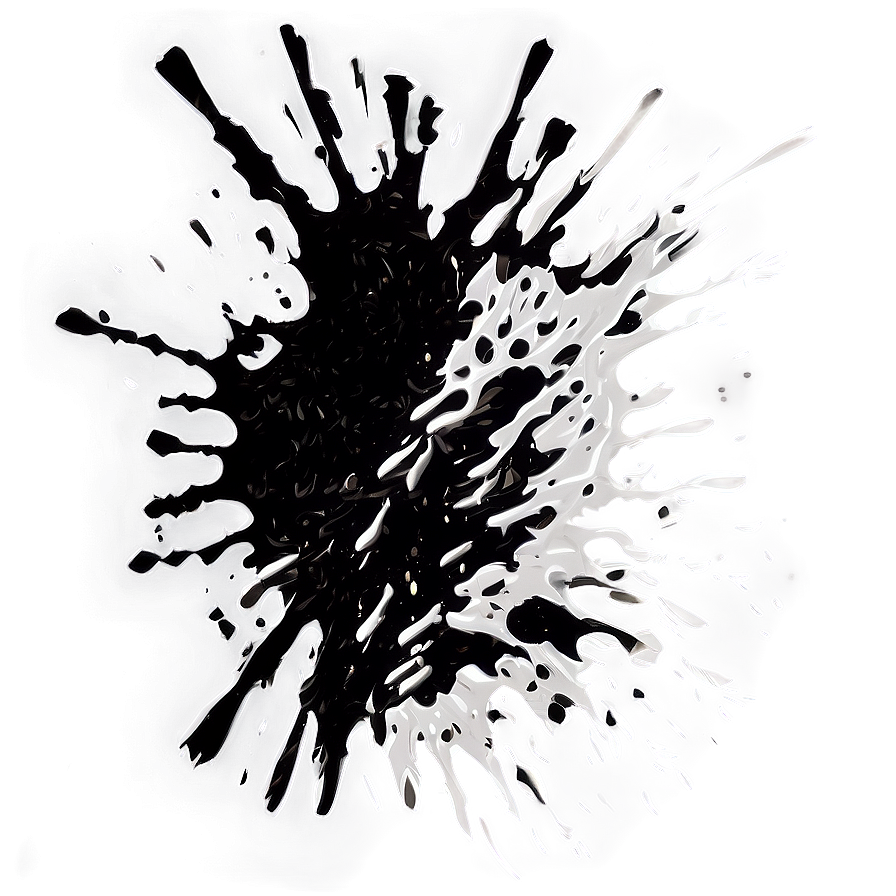 Black Splatter Spray Paint Png Qep48