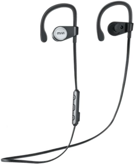 Black Sports Earphoneswith Mic