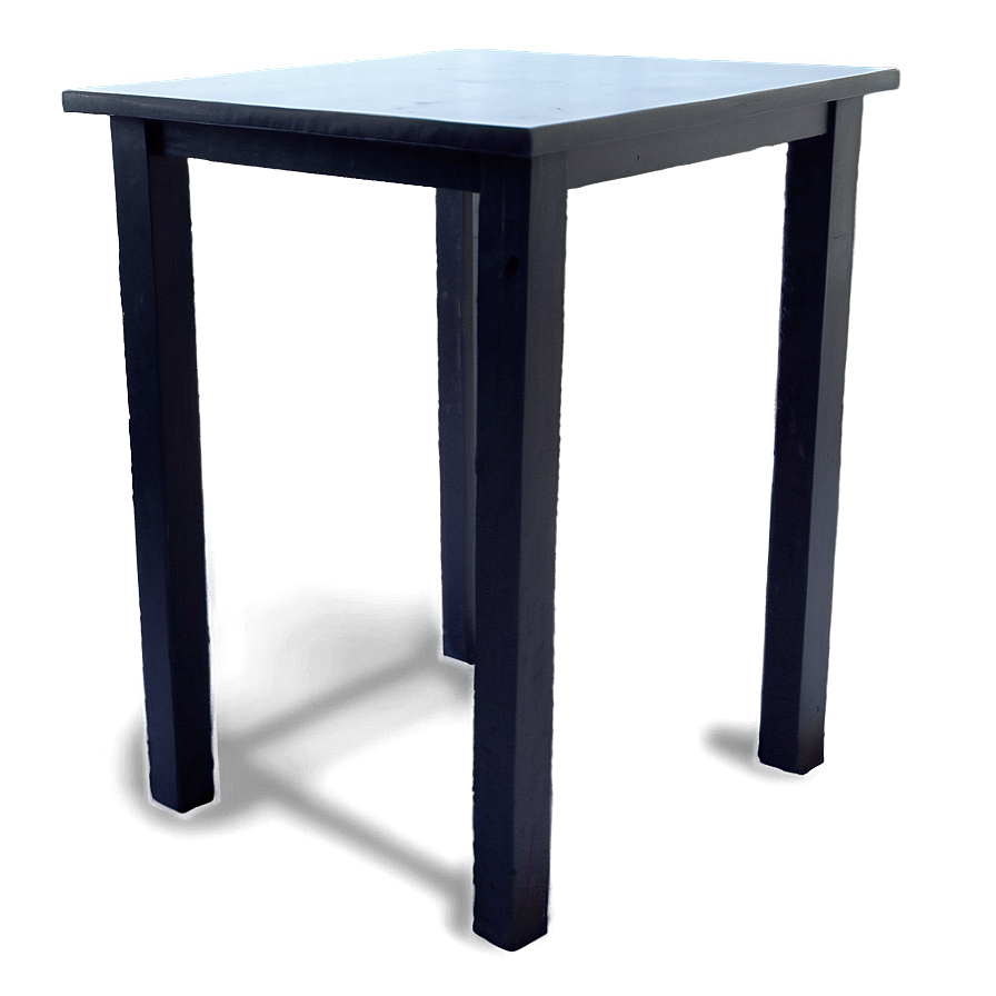 Black Square Table Png 06262024