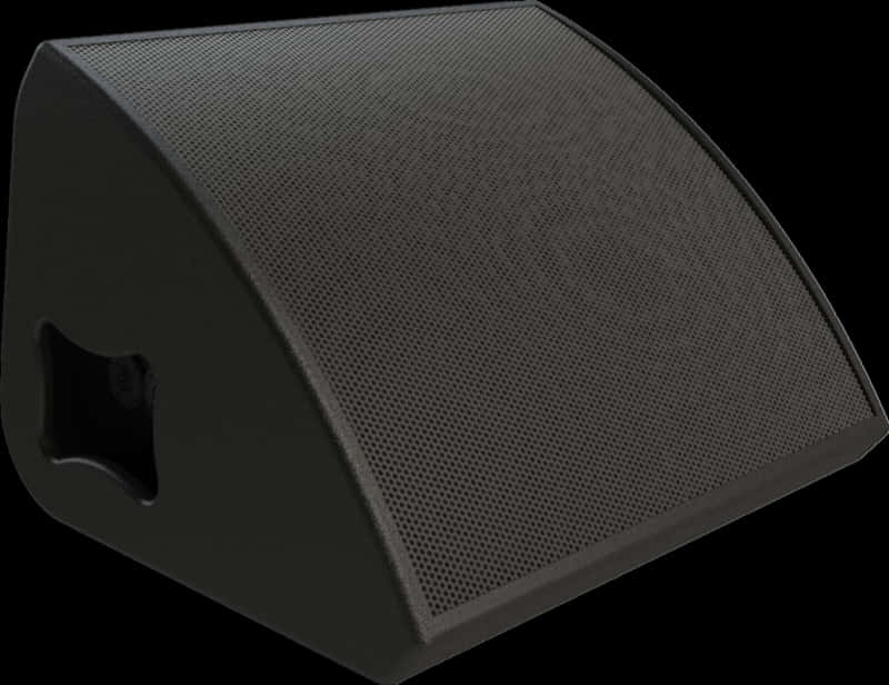 Black Stage Monitor Speaker