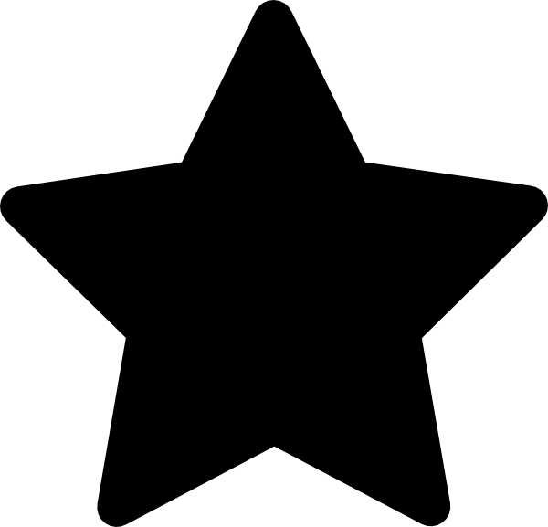 Transparent Black Stars Clipart - Font Awesome Star Png, Png Download PNG image with a transparent background, free high-resolution download
