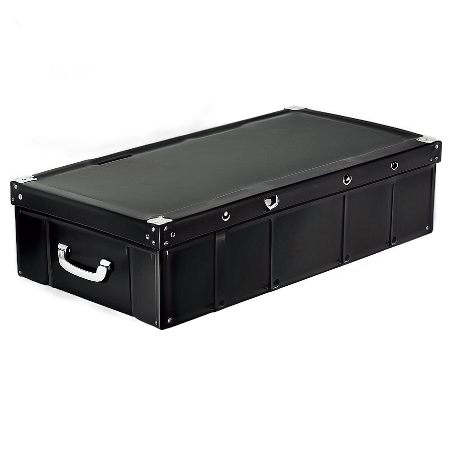 Black Storage Box PNG hlw PNG image with a transparent background, free high-resolution download