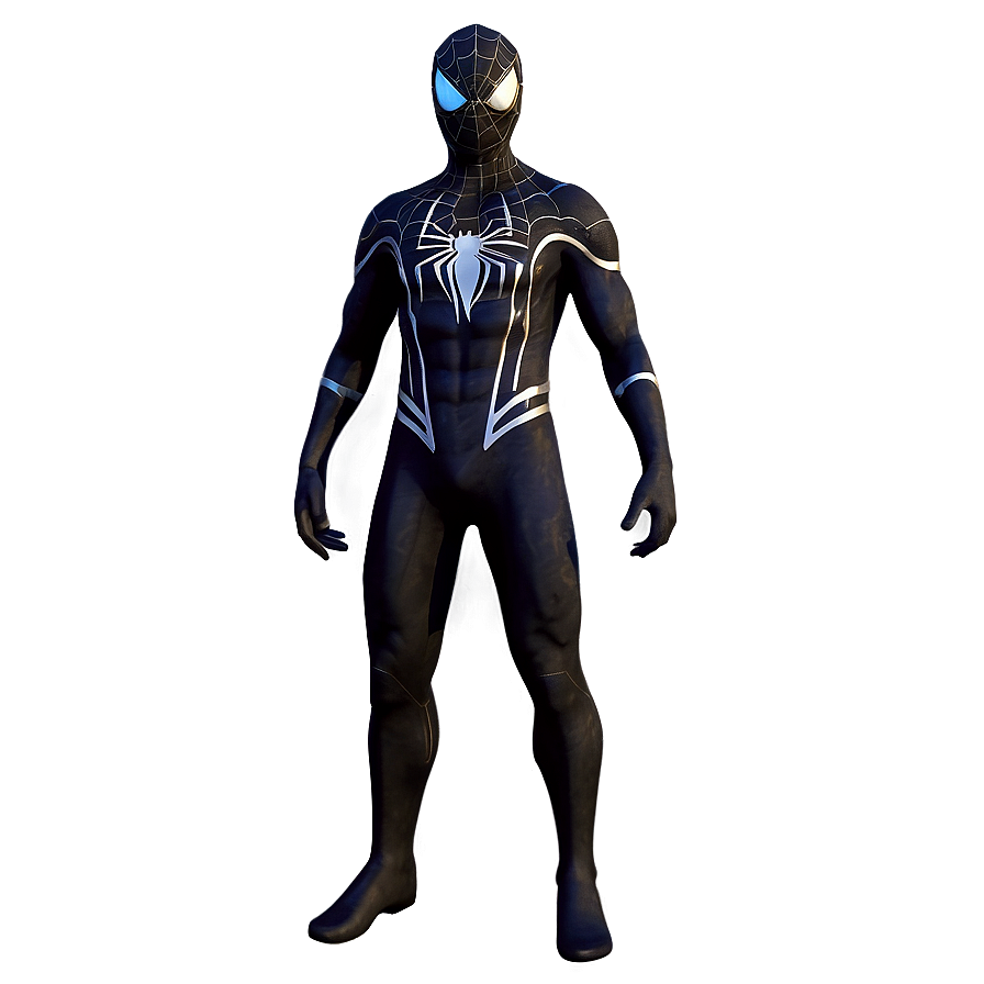 Black Suit Spider Man Png 05042024