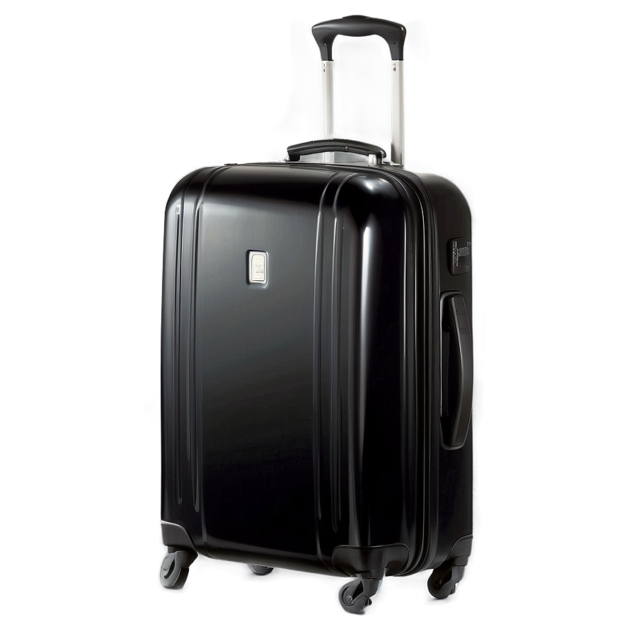 Black Suitcase PNG 05252024 PNG with transparent background