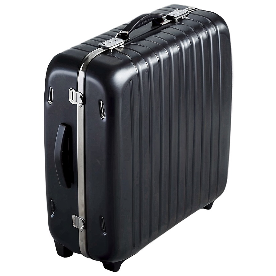 Black Suitcase PNG 05252024 PNG with transparent background