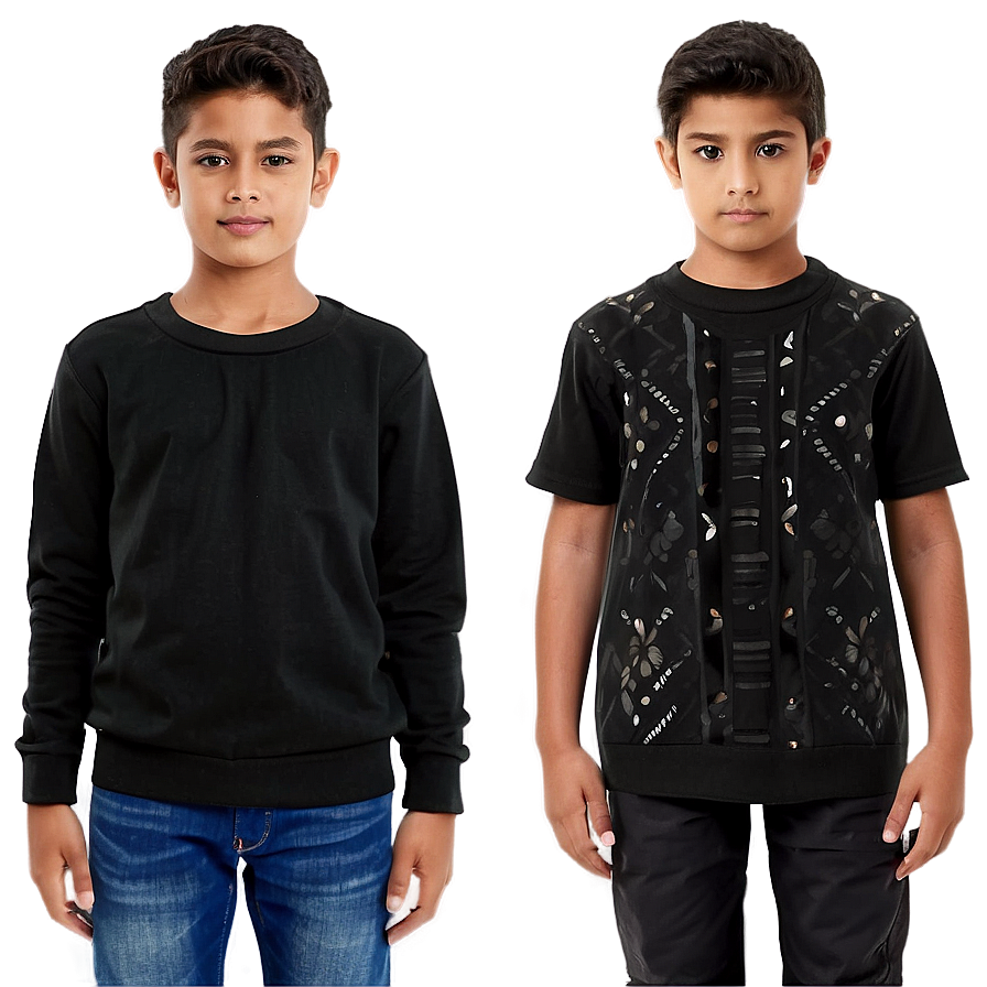 Black Sweater For Boys Png Hnw48 Image