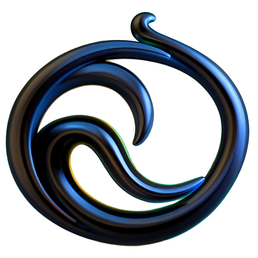 Black Swirl Detail Png Axt26