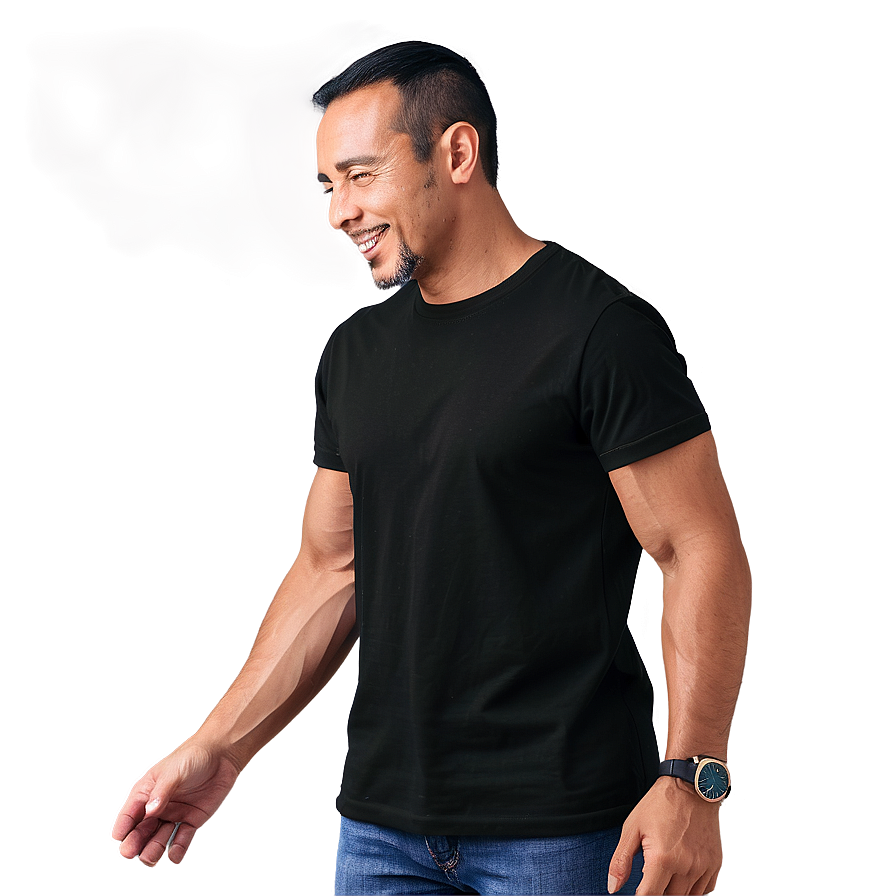 Black T Shirt Style Png 50