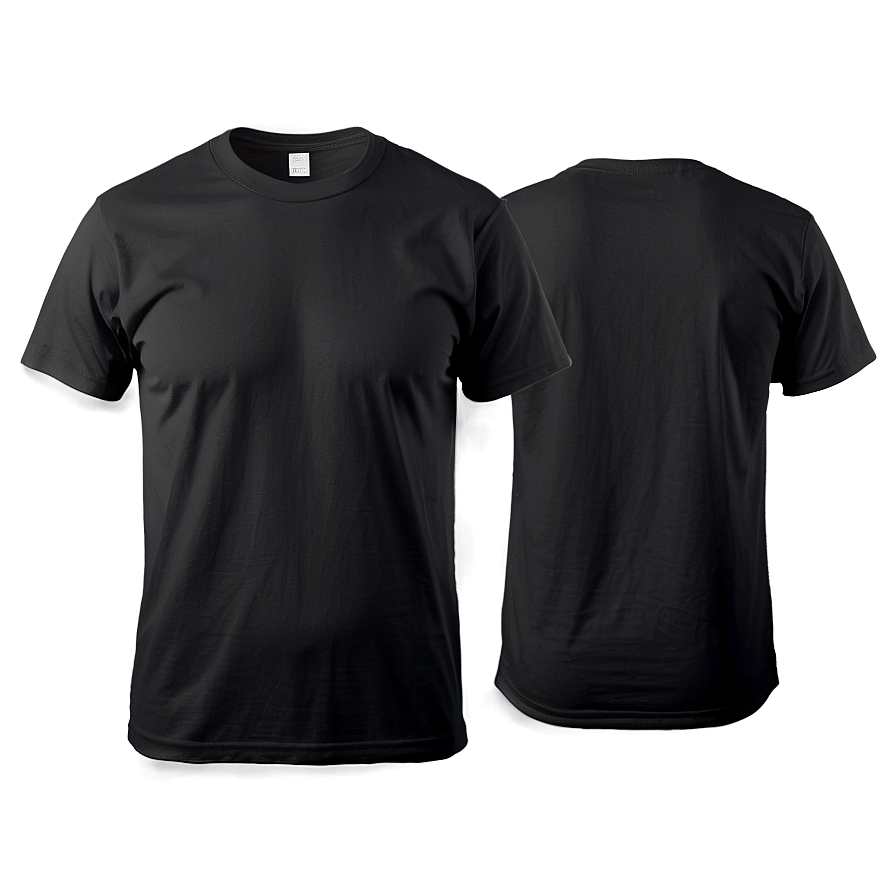 Black T Shirt Template Png Hfj