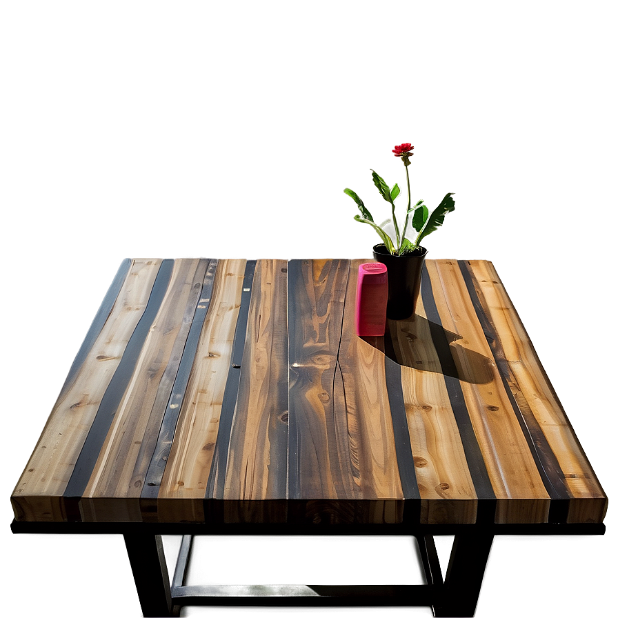 Black Table Top View Png 06262024