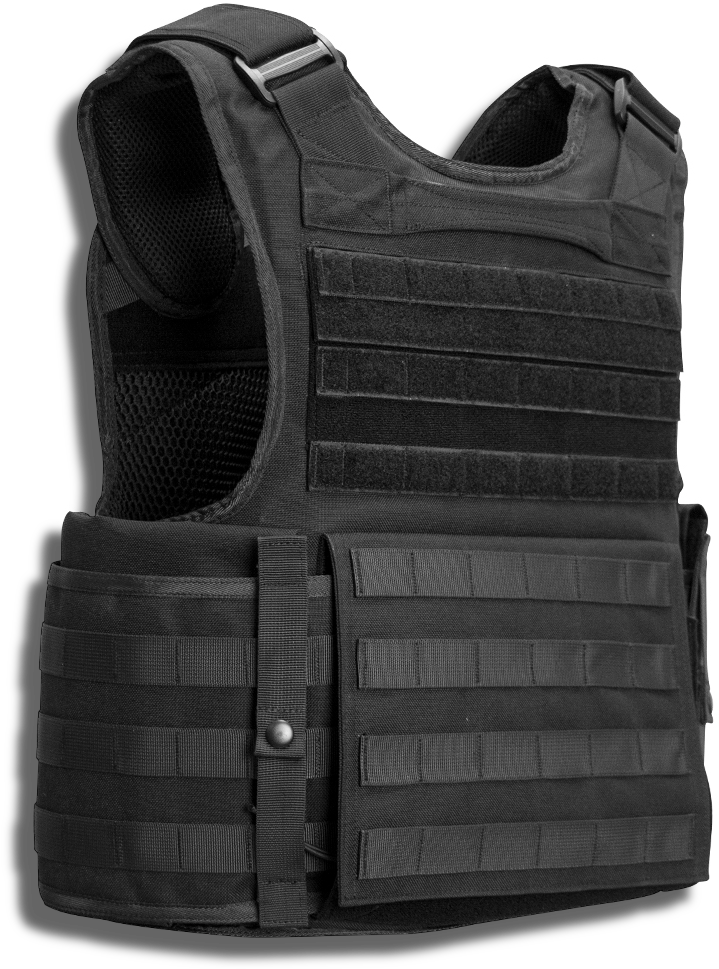 Black Tactical Bulletproof Vest