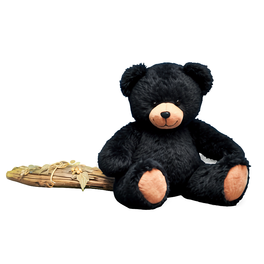 Black Teddy Bear Png 11