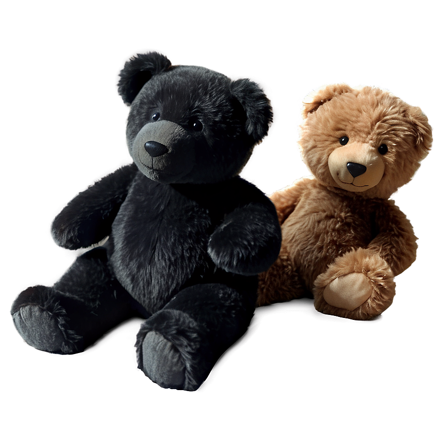 Black Teddy Bear PNG itx PNG with transparent background