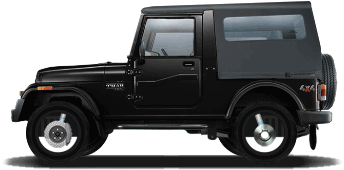 Black Thar S U V Side View