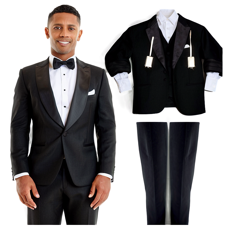 Black Tie Dinner Outfit Png Byo8