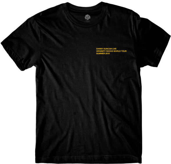 Black Tour T Shirt Mockup