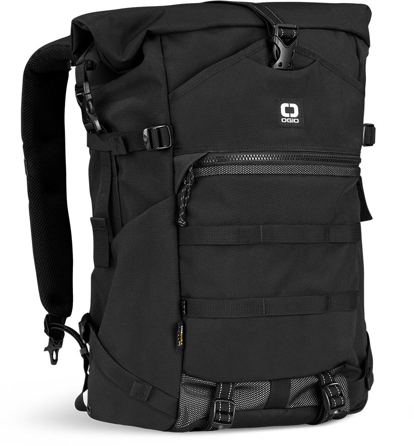 Black Travel Backpack Product Photo