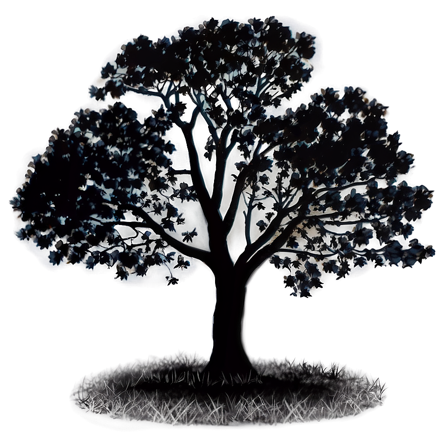 Black Tree Image Png Pou