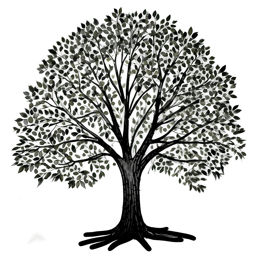 Black Tree Sketch Png Ccb90