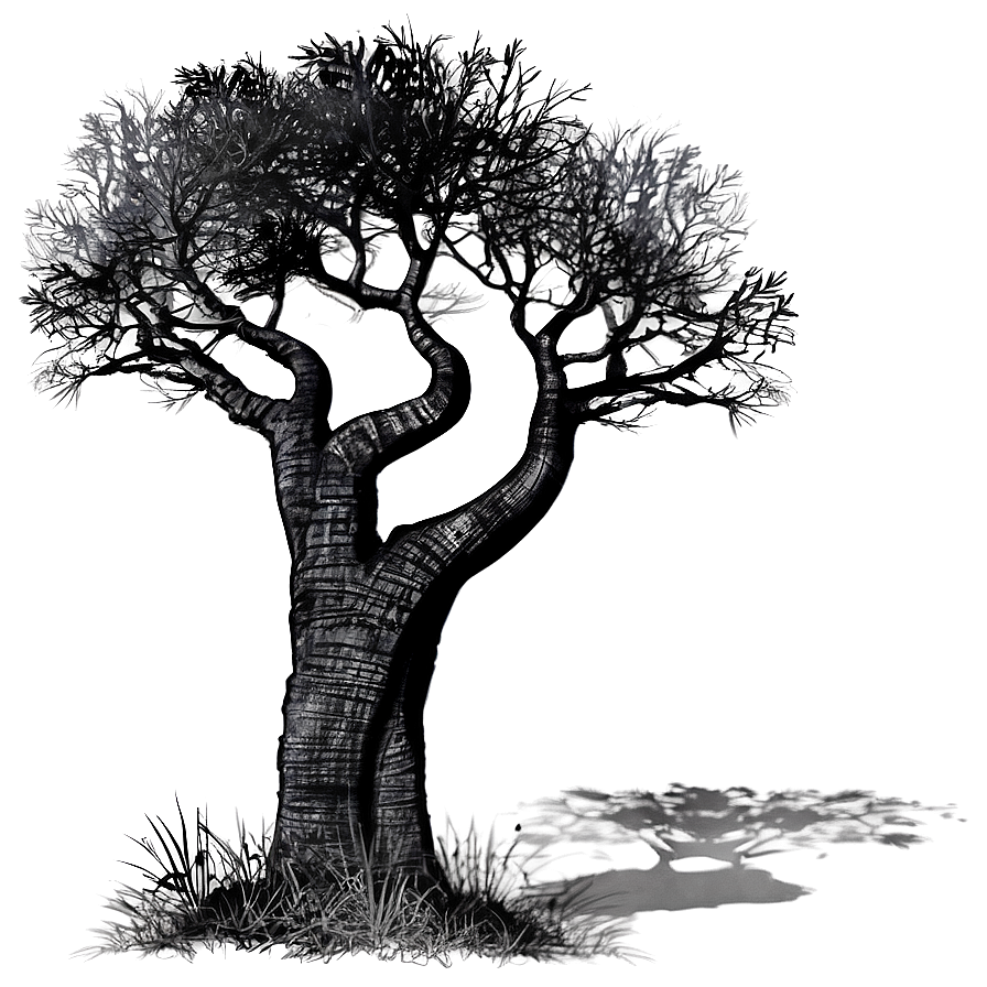 Black Trees Digital Art Png 55