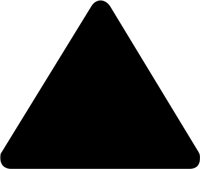Black Triangle Clipart - Triangle Png Transparent PNG image with a transparent background, free high-resolution download